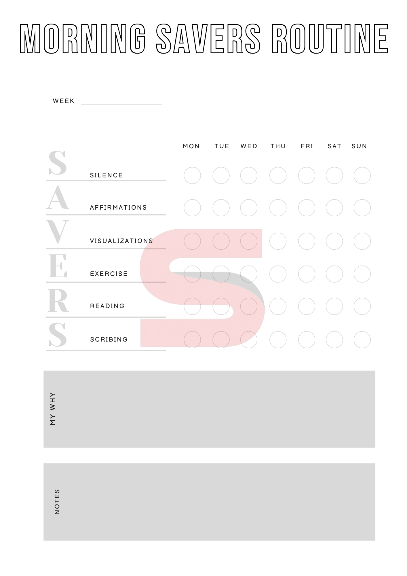 Everyday Success System | Digital + Printable Life Planner PDF