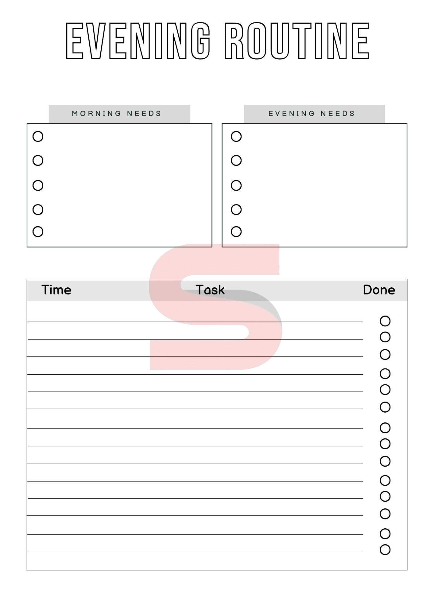 Everyday Success System | Digital + Printable Life Planner PDF