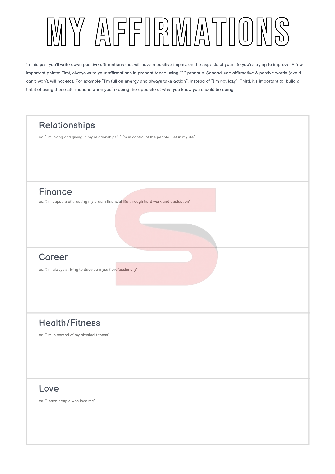 Everyday Success System | Digital + Printable Life Planner PDF