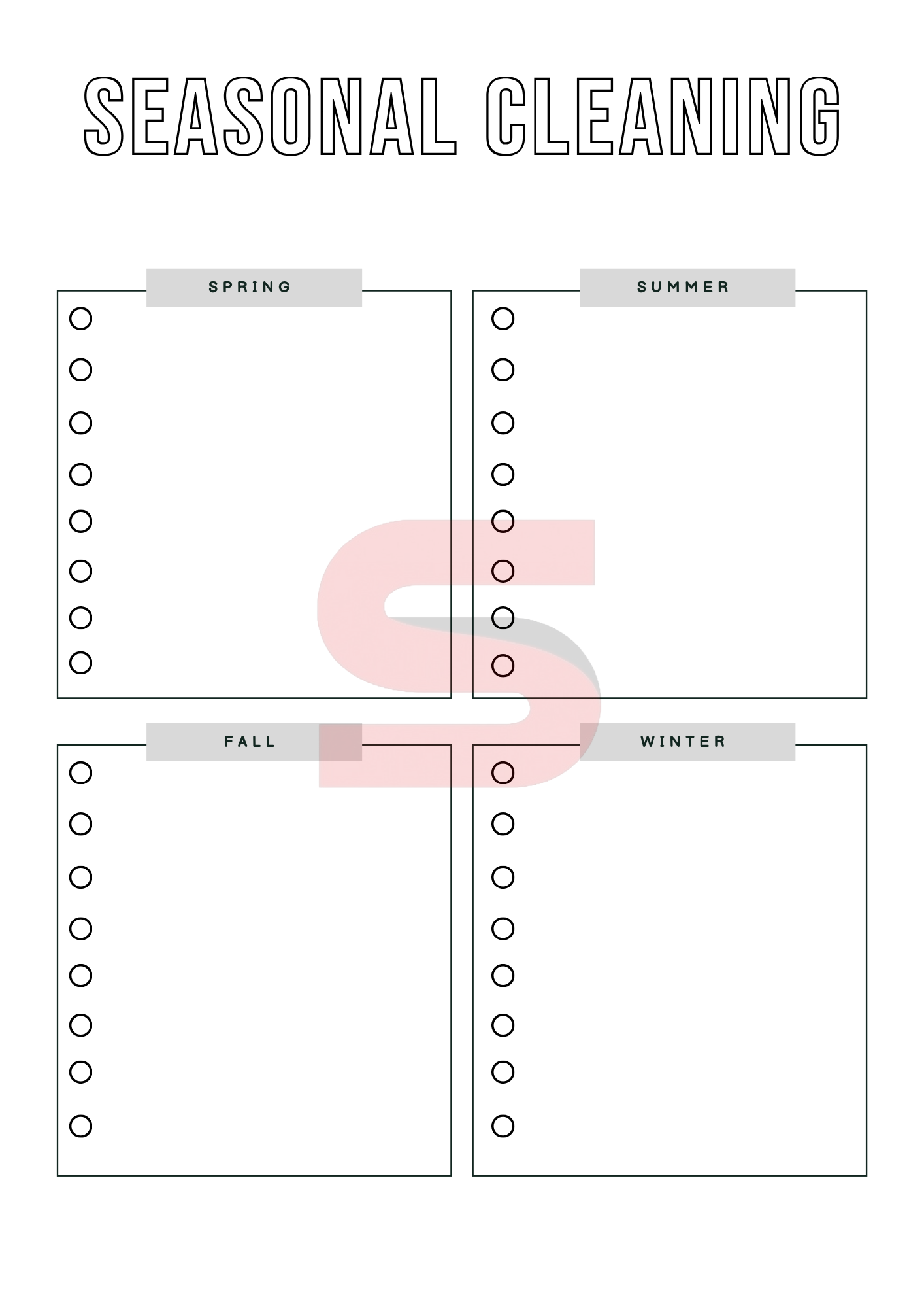 Everyday Success System | Digital + Printable Life Planner PDF