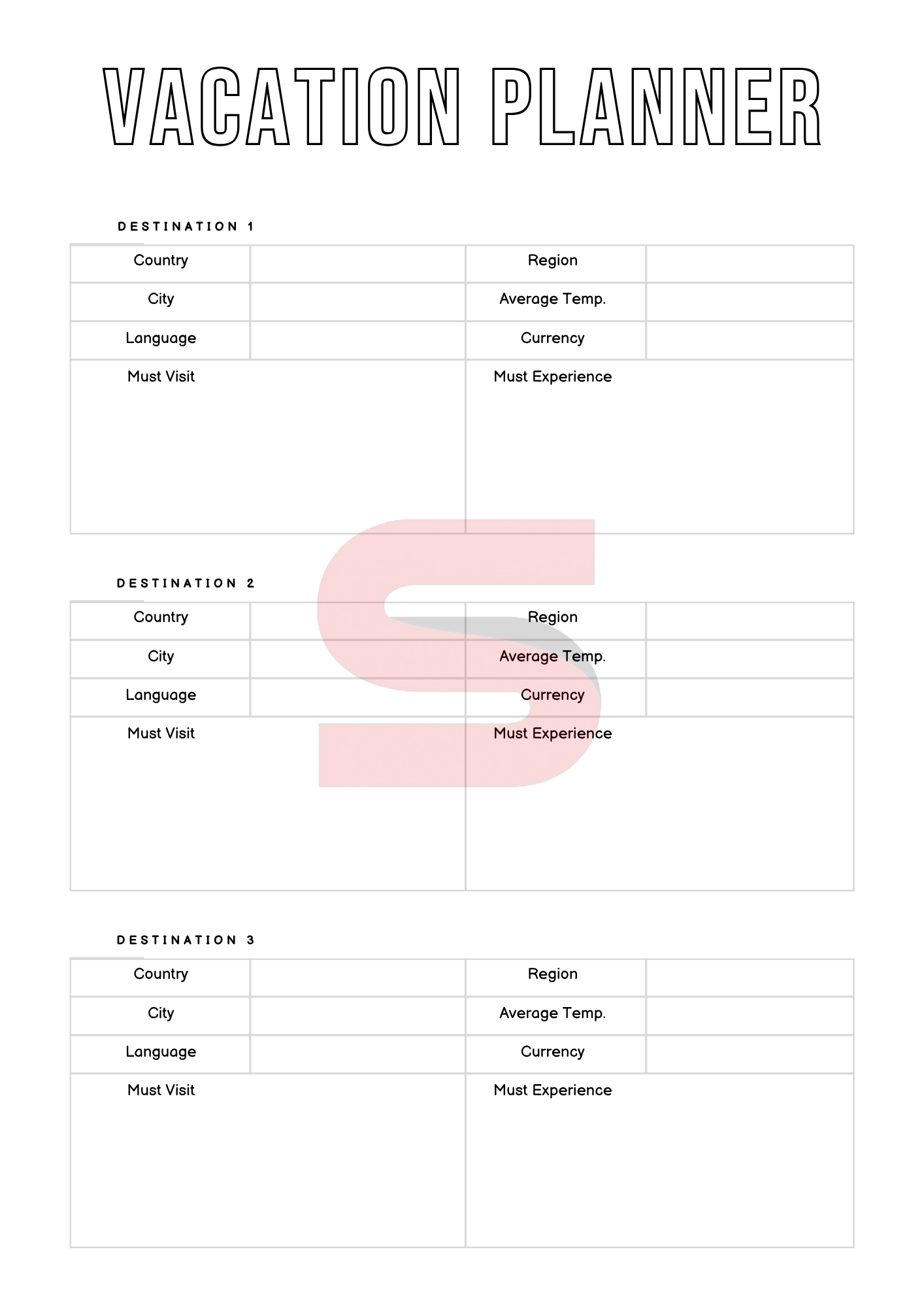 Everyday Success System | Digital + Printable Life Planner PDF