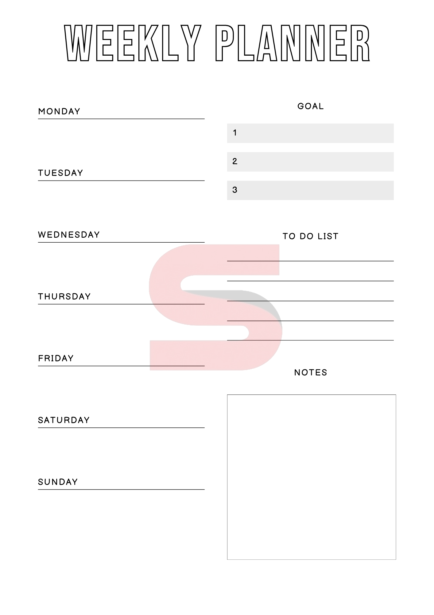 Everyday Success System | Digital + Printable Life Planner PDF
