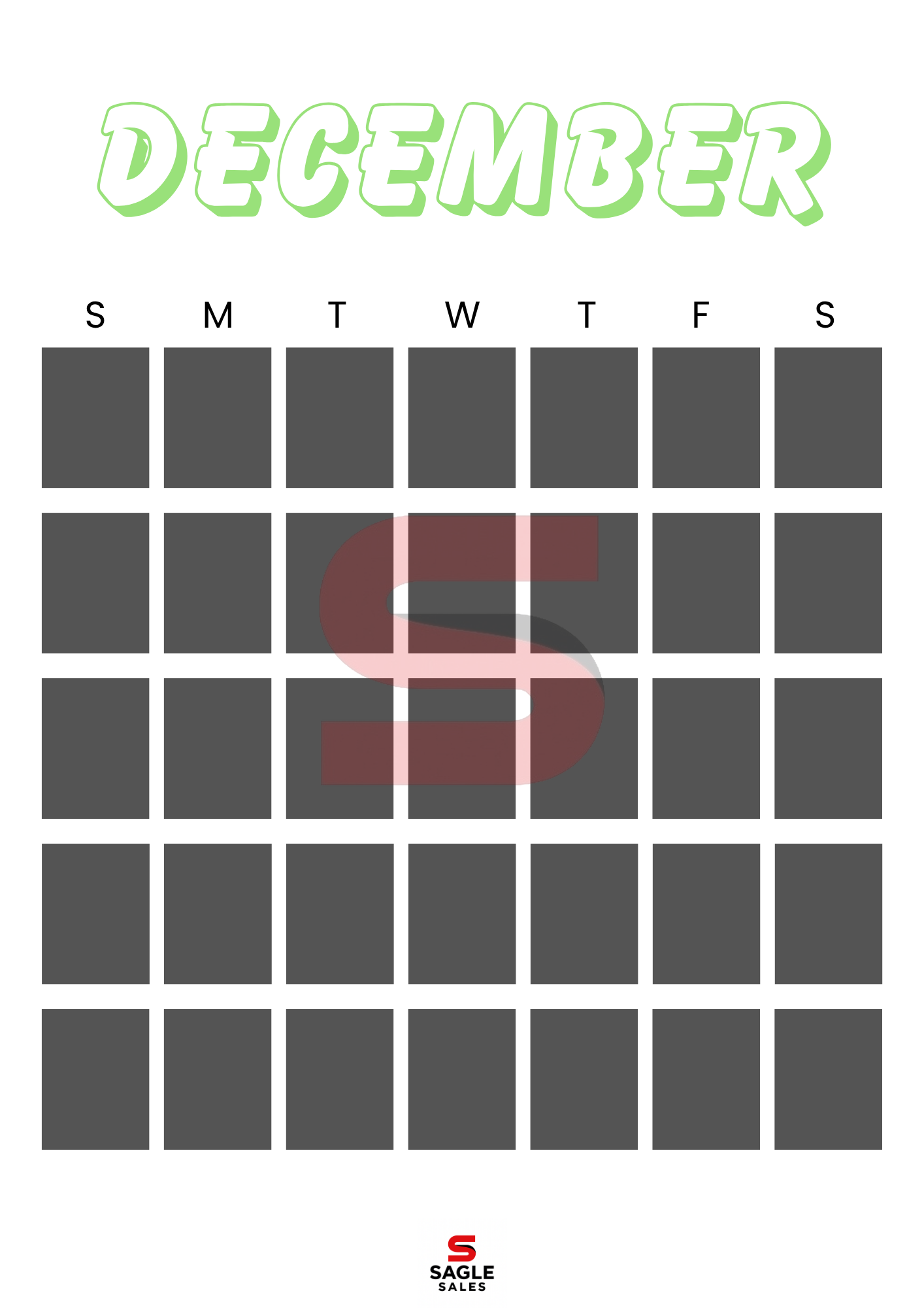 Digital Calendar | Minimalist Printable & Tablet-Friendly Yearly Planner PDF