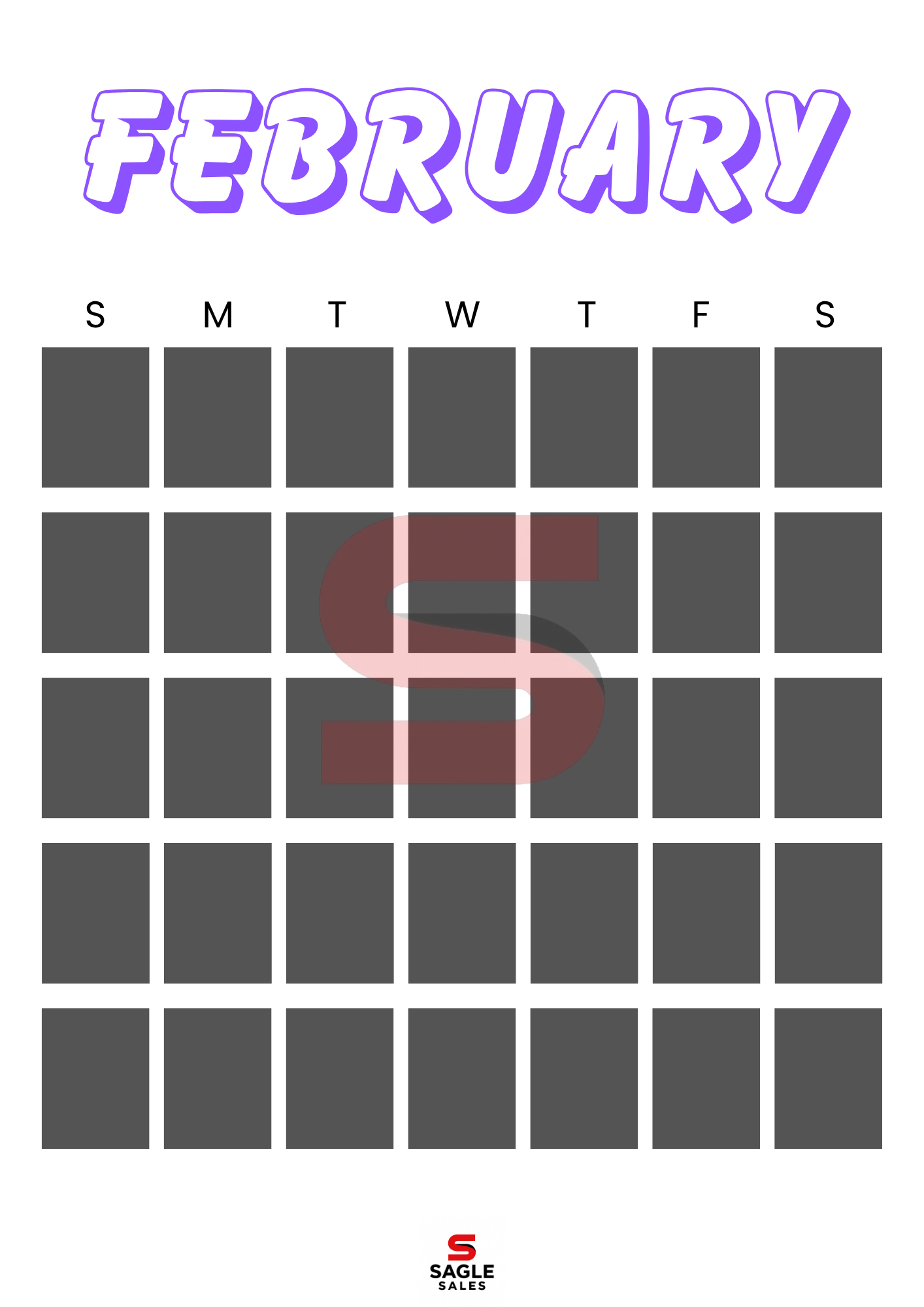 Digital Calendar | Minimalist Printable & Tablet-Friendly Yearly Planner PDF
