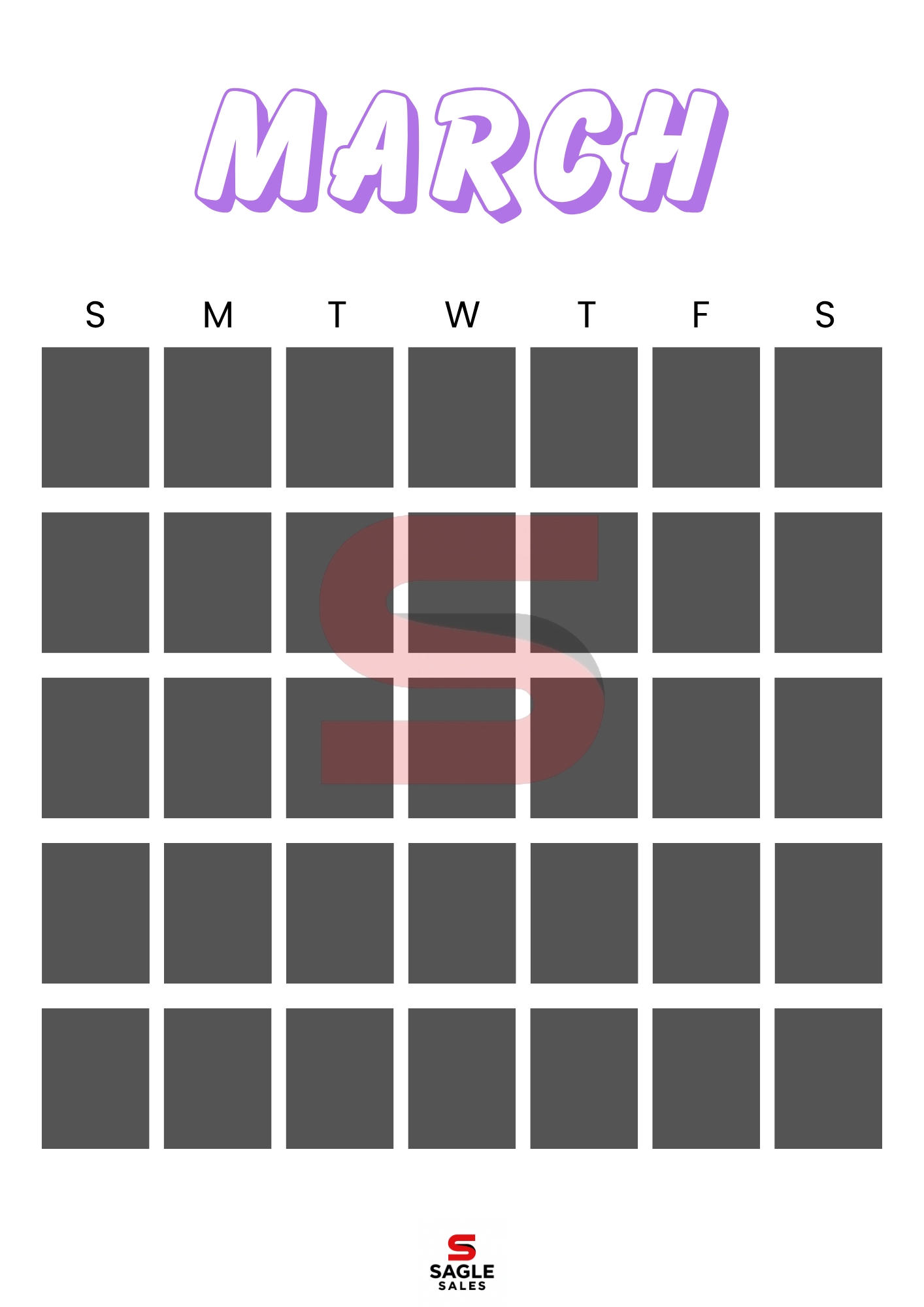 Digital Calendar | Minimalist Printable & Tablet-Friendly Yearly Planner PDF