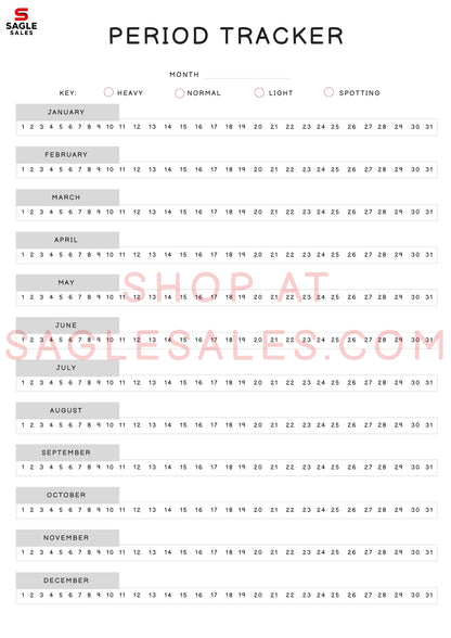 30 Trackers Bundle — Printable & Digital Download Tracker Pack (Digital Download)
