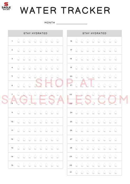 30 Trackers Bundle — Printable & Digital Download Tracker Pack (Digital Download)