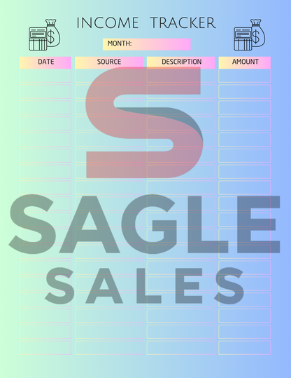 Complete Finance Organizer | Debt, Savings & Budget Tracker PDF ( Digital Download)