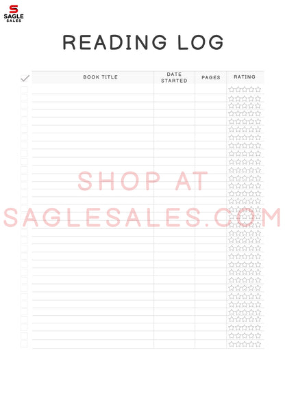 30 Trackers Bundle — Printable & Digital Download Tracker Pack (Digital Download)