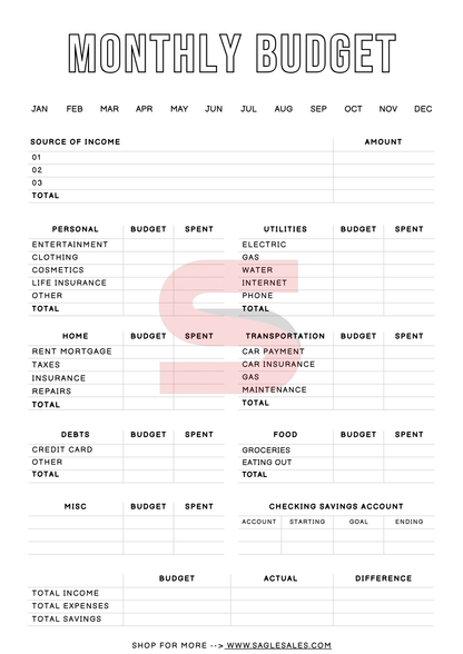 Everyday Success System | Digital + Printable Life Planner PDF