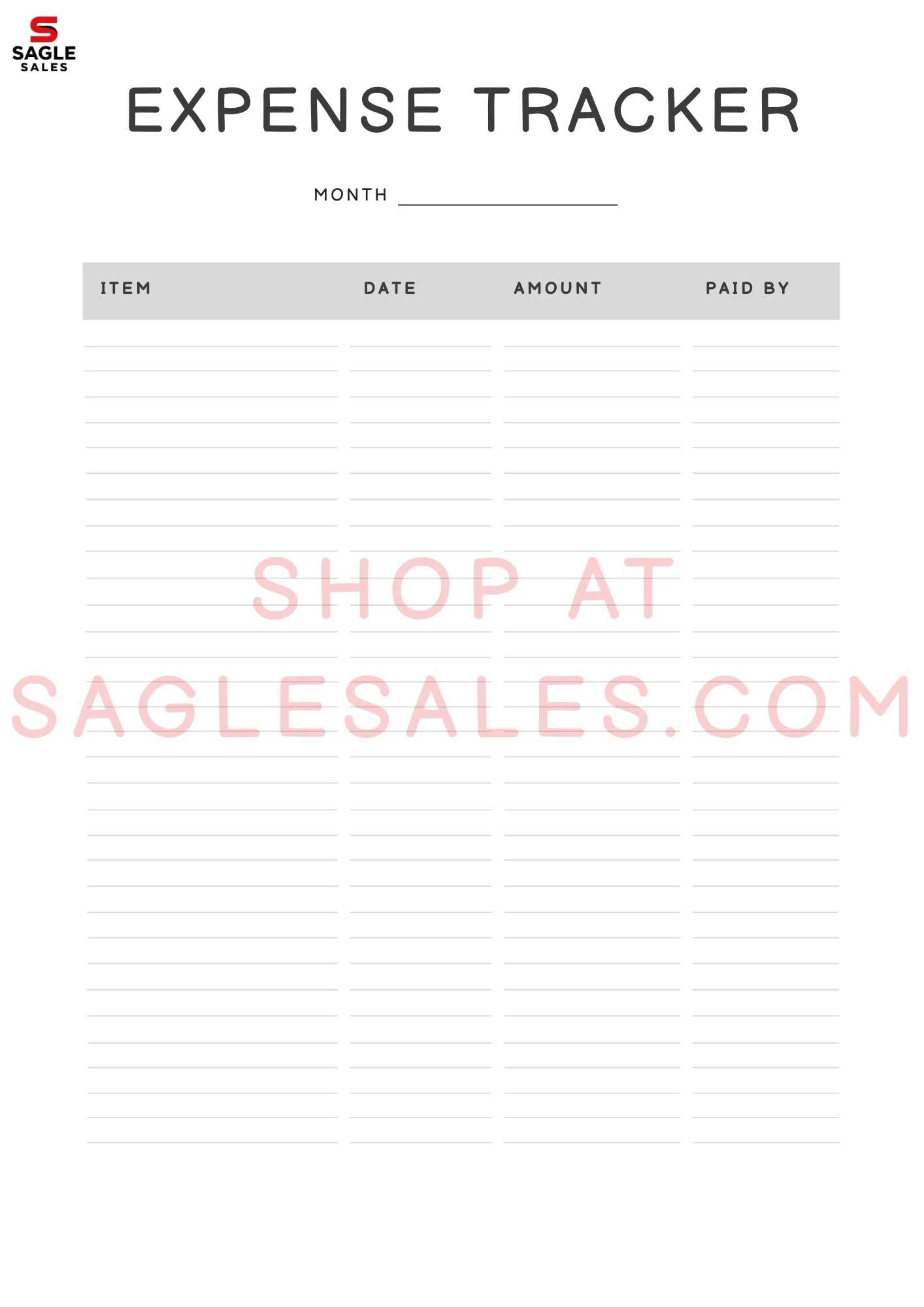 30 Trackers Bundle — Printable & Digital Download Tracker Pack (Digital Download)