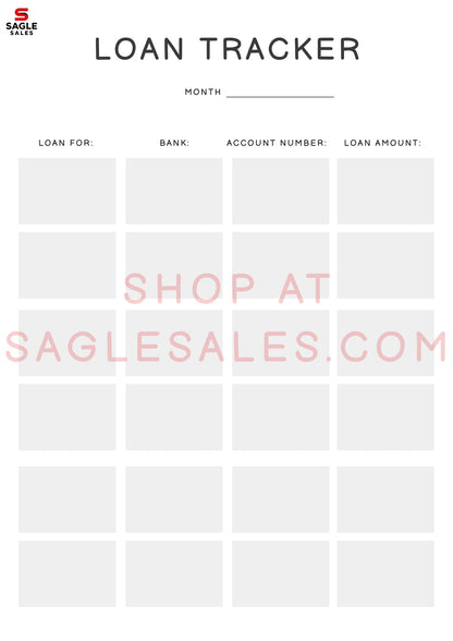 30 Trackers Bundle — Printable & Digital Download Tracker Pack (Digital Download)