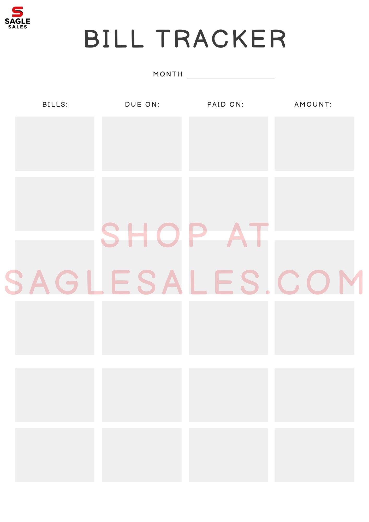 30 Trackers Bundle — Printable & Digital Download Tracker Pack (Digital Download)