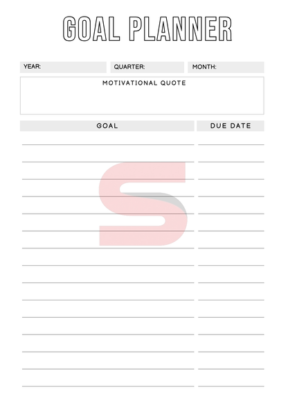 Everyday Success System | Digital + Printable Life Planner PDF