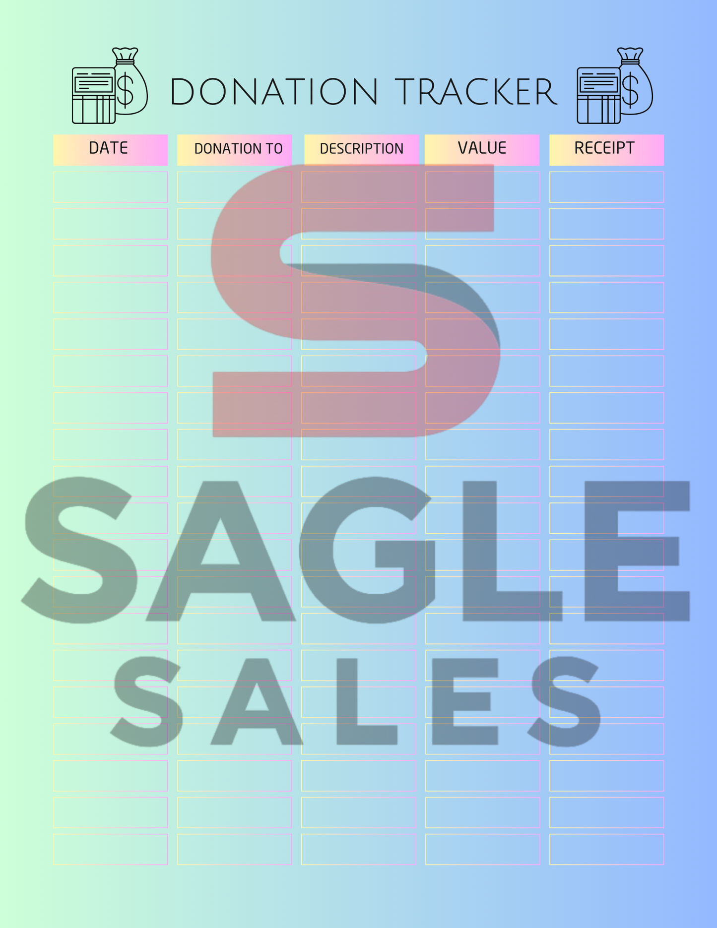 Complete Finance Organizer | Debt, Savings & Budget Tracker PDF ( Digital Download)