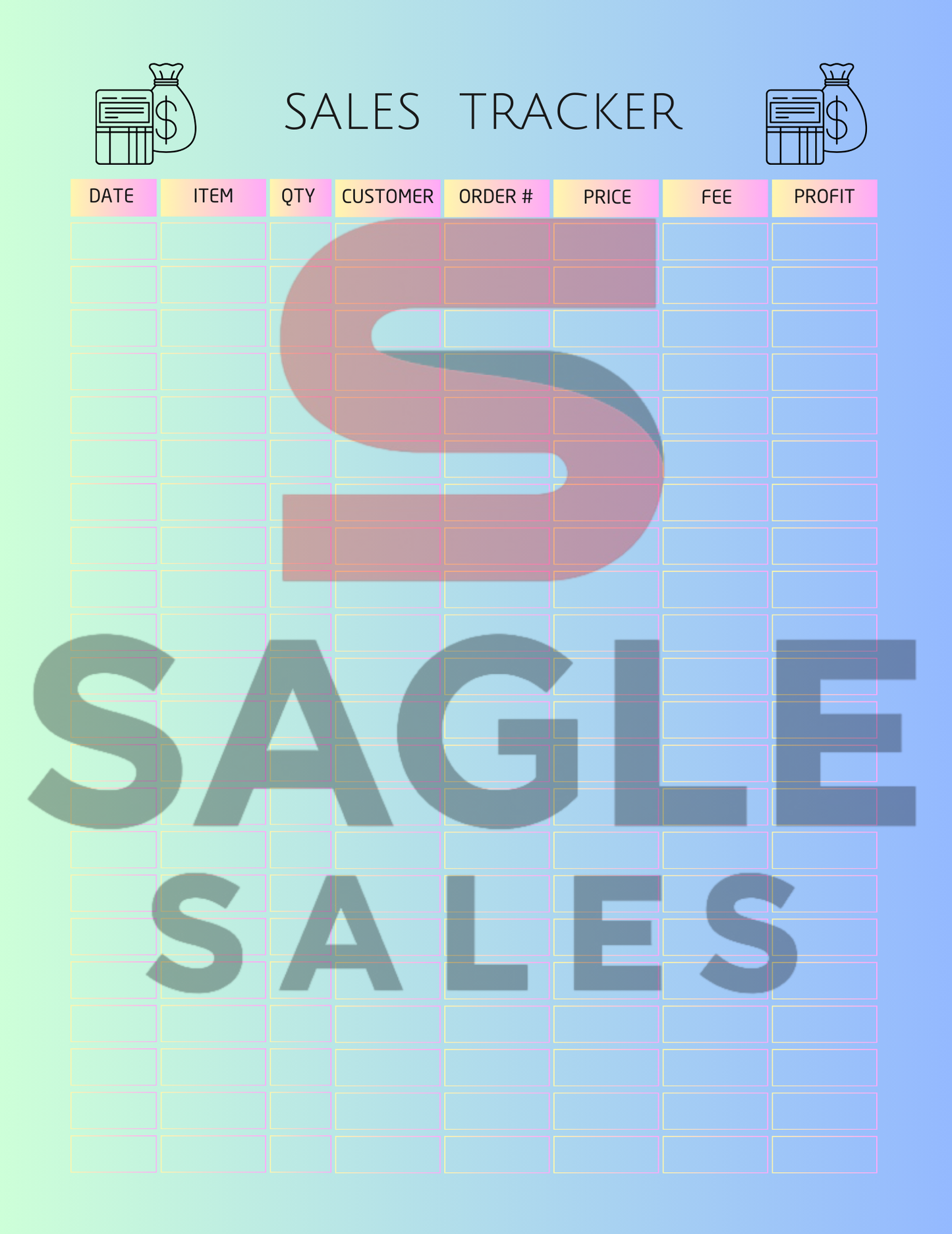 Complete Finance Organizer | Debt, Savings & Budget Tracker PDF ( Digital Download)
