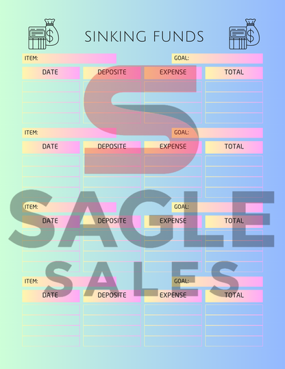 Complete Finance Organizer | Debt, Savings & Budget Tracker PDF ( Digital Download)