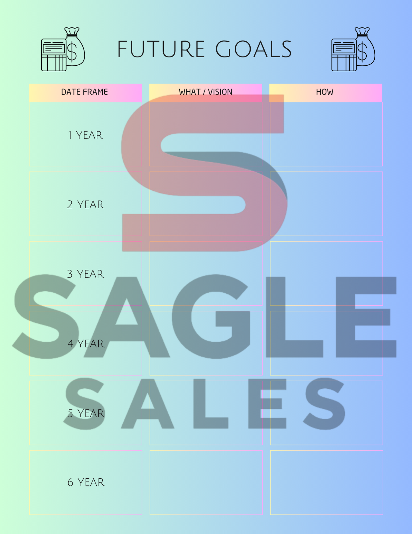 Complete Finance Organizer | Debt, Savings & Budget Tracker PDF ( Digital Download)