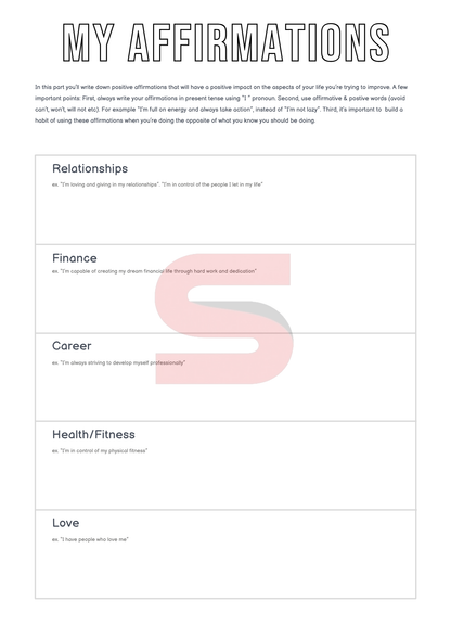 Everyday Success System | Digital + Printable Life Planner PDF