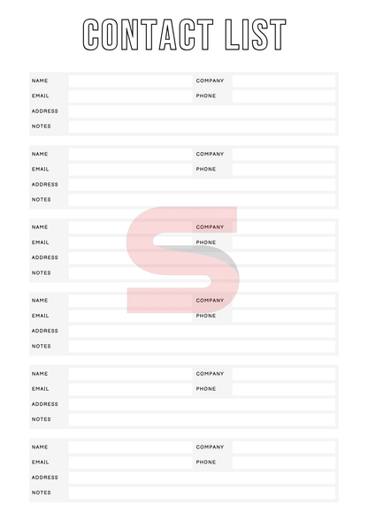 Everyday Success System | Digital + Printable Life Planner PDF