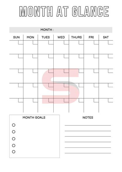 Everyday Success System | Digital + Printable Life Planner PDF