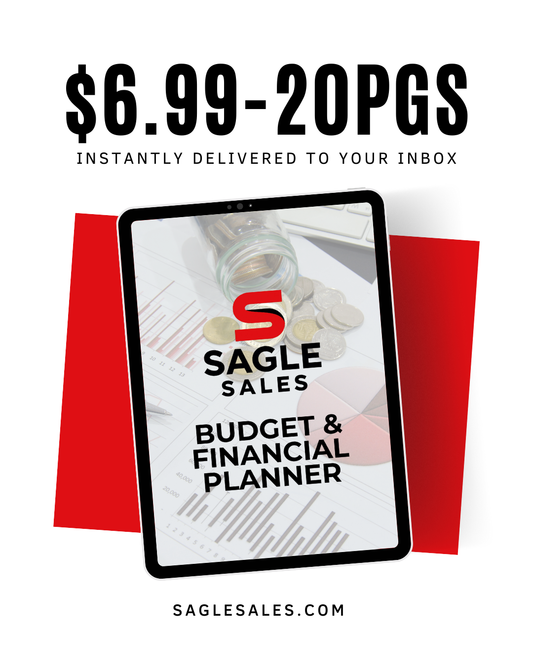 Budget & Financial Planner – 20 Pages Digital PDF (Digital Download)