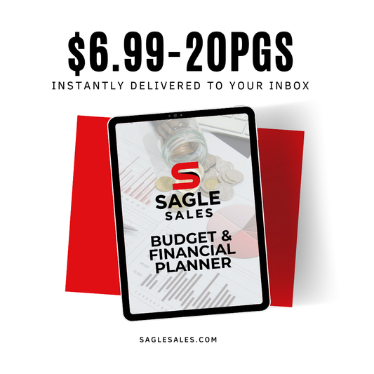 Budget & Financial Planner – 20 Pages Digital PDF